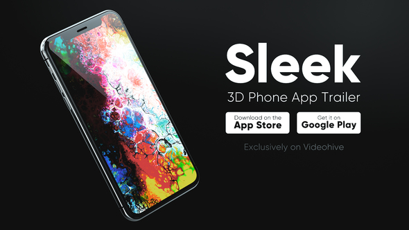 Sleek 3D Phone - VideoHive 22300212