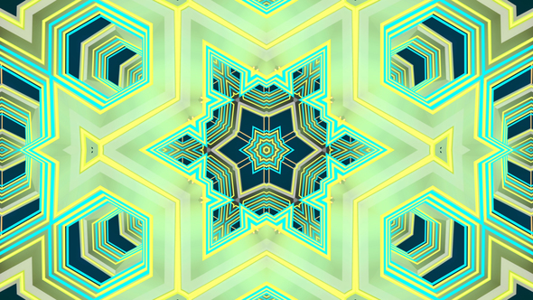 VJ Loops Colorful Kaleidoscope