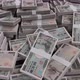 10000 Japanese Yen Banknote Bundles Scattered - VideoHive Item for Sale