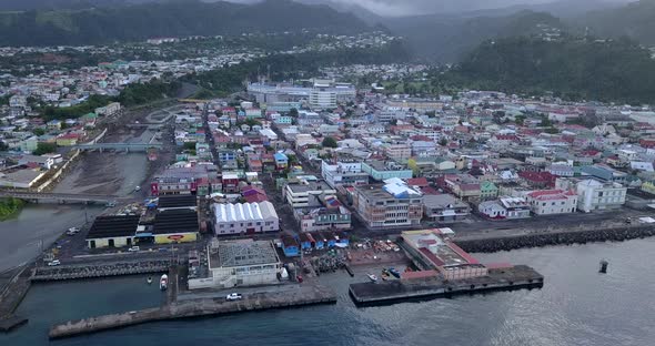 Roseau, Dominica Aerial alt