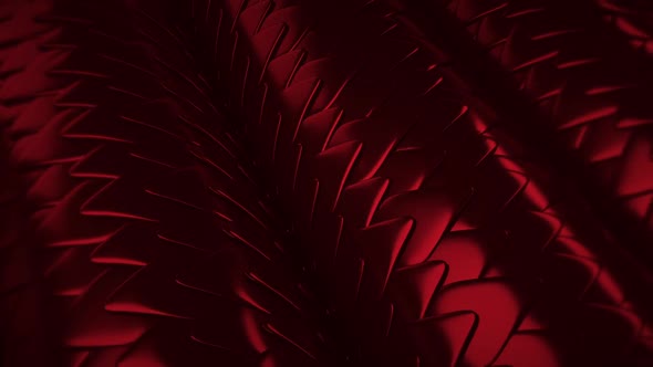 Rolling 3d Patterns Abstract Red Background
