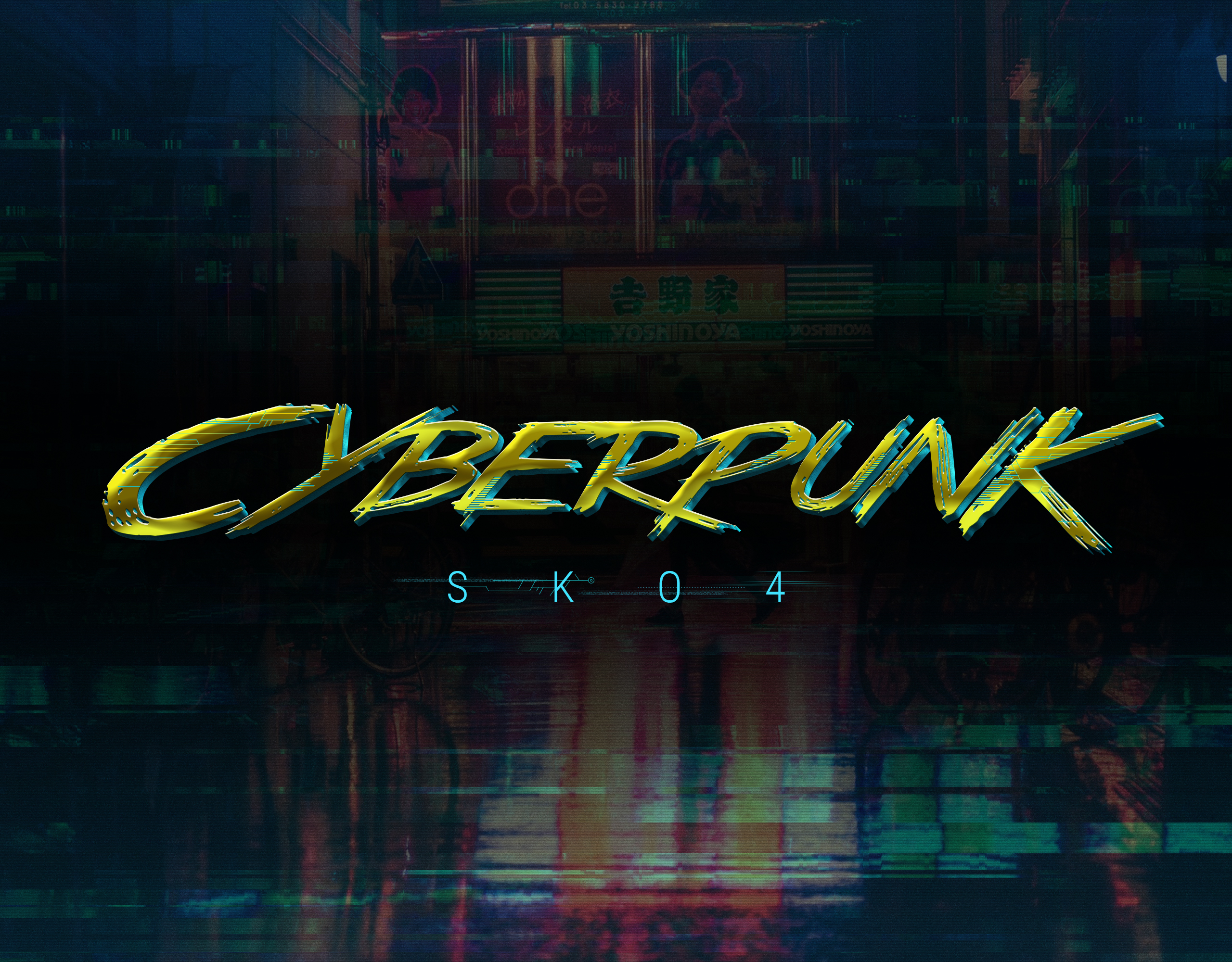 Cyberpunk text