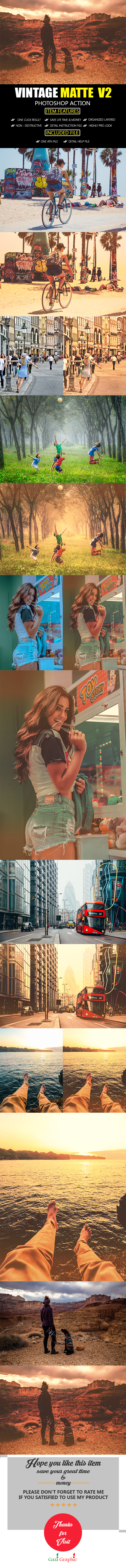 Vintage Matte V2 Photoshop Action