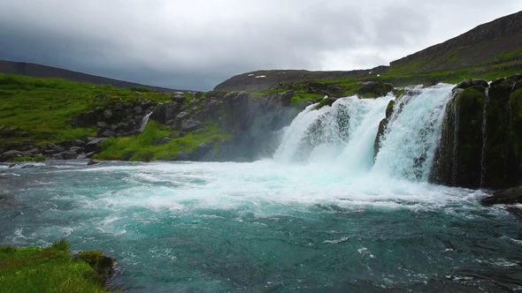 Waterfall in Iceland
