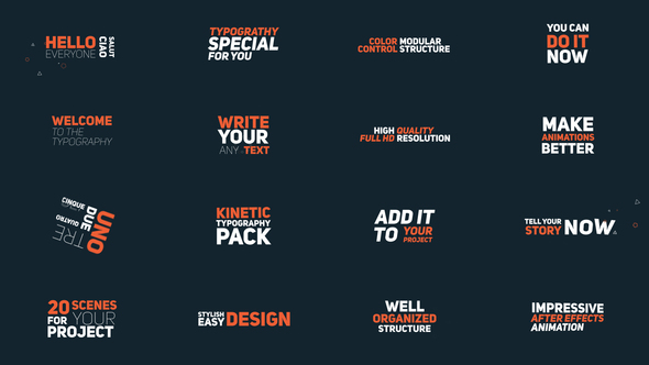 Kinetic Typography - VideoHive 22327256