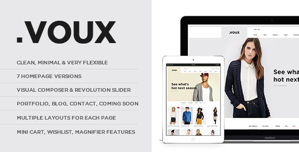 Voux Fashion Shopping Theme - WooCommerce eCommerce