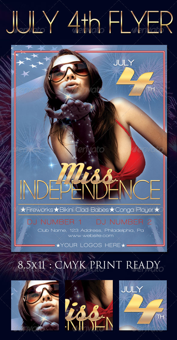 July 4th Flyer - Holidays Events