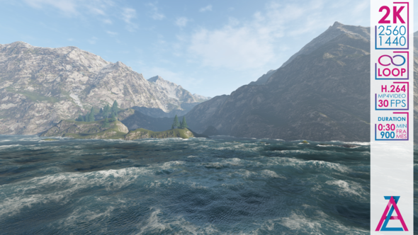 Blue Ocean Mountains and Firs alt