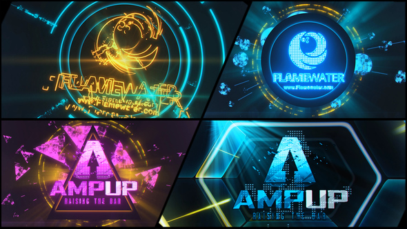 Abstract Dubstep Logo Reveal