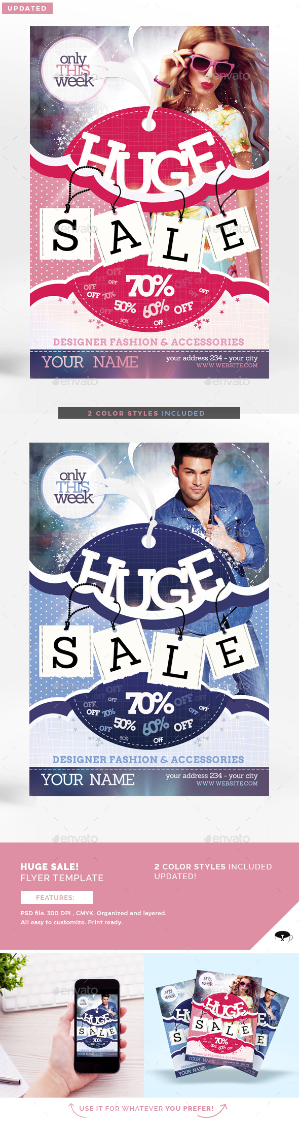 Sale / Promotion Flyer Template - Commerce Flyers