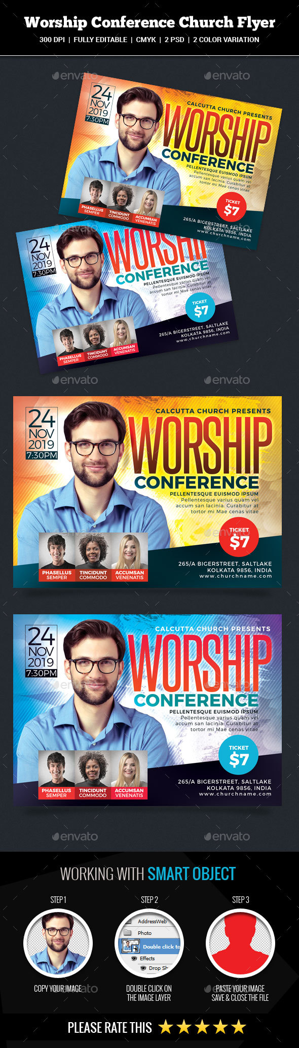 Worship Conference Church Flyer