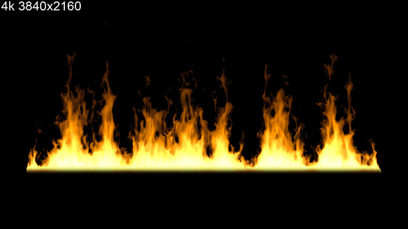 Wall of Fire 4k