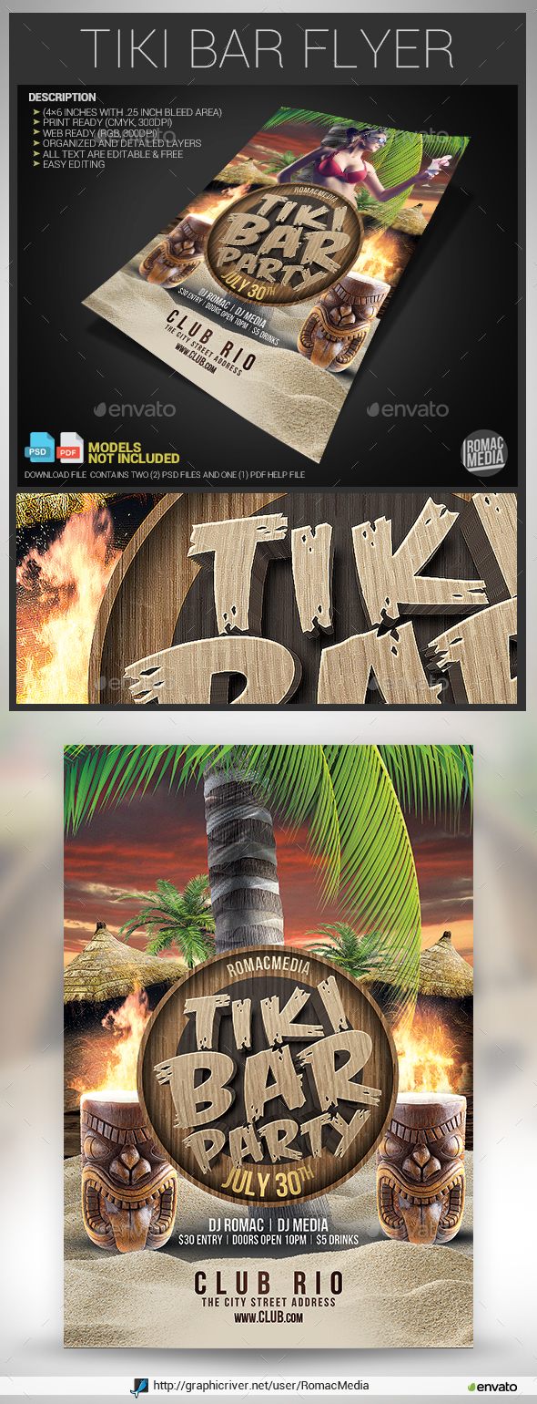 Tiki Bar Party - Clubs & Parties Events