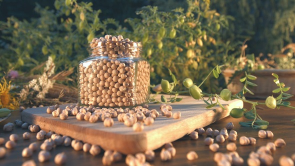 Still Life with Chickpeas