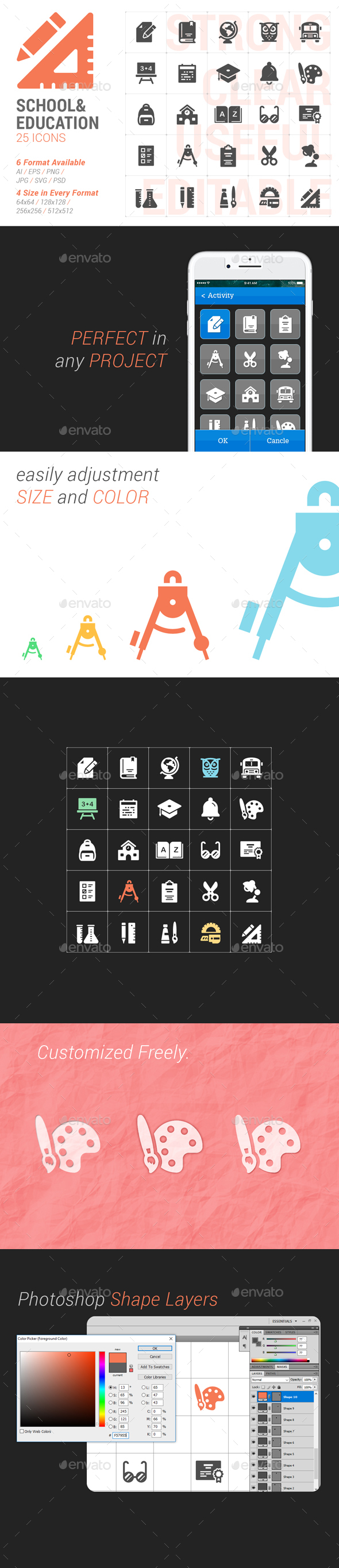School&Education Filled Icon - Icons