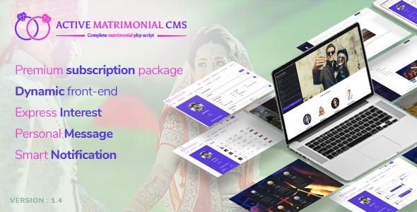 Active Matrimonial CMS - CodeCanyon Item for Sale