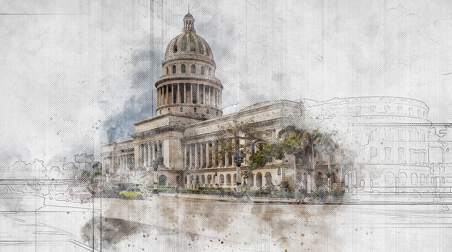 Architecture Sketch Art Photoshop Action - miaeroplano