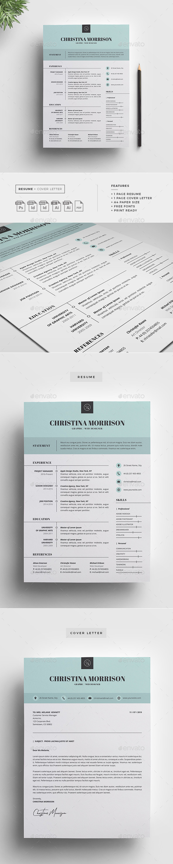 Resume CV - Resumes Stationery