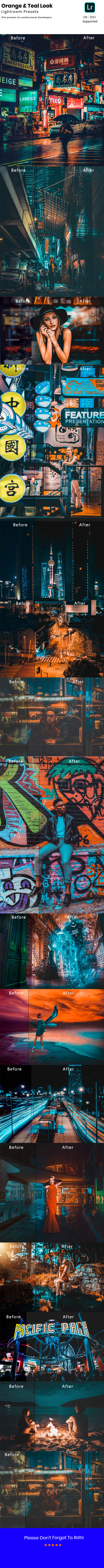 15 Orange & Teal Look Lightroom Preset - Cinematic Lightroom Presets