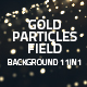 Gold Particles Field Background 11in1 - VideoHive Item for Sale
