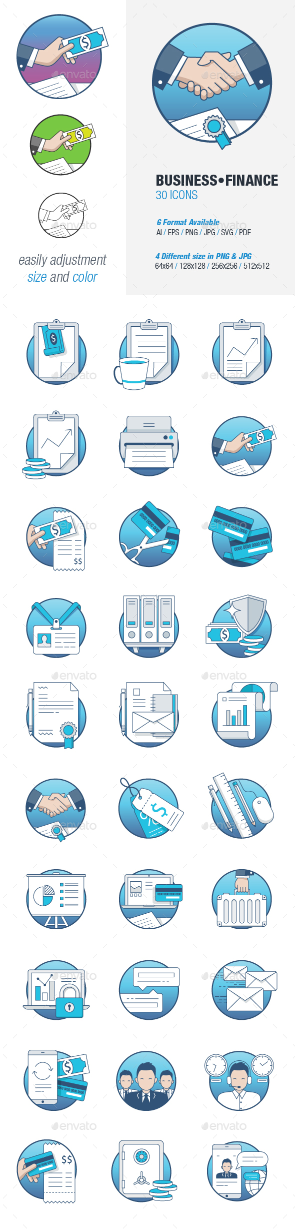 Business and Finance Icon - Business Icons