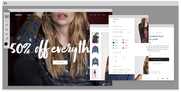 Mercurius eCommerce PSD Template by kripalser | ThemeForest