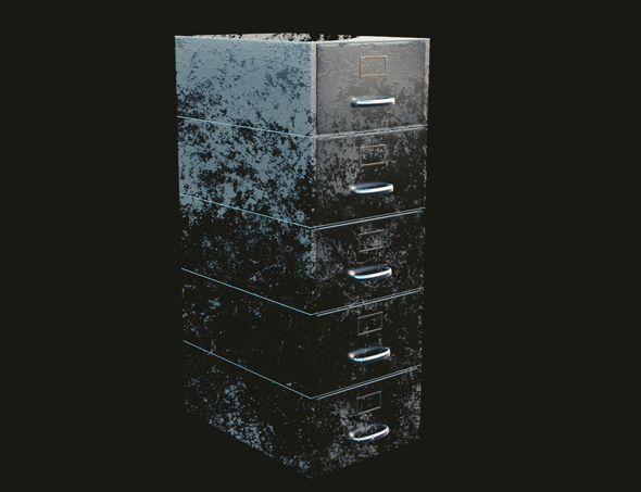 Old Filing Cabinet - 3Docean 22351274