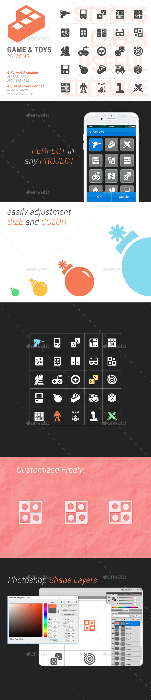 25 Game&Toy Filled Icon - Icons