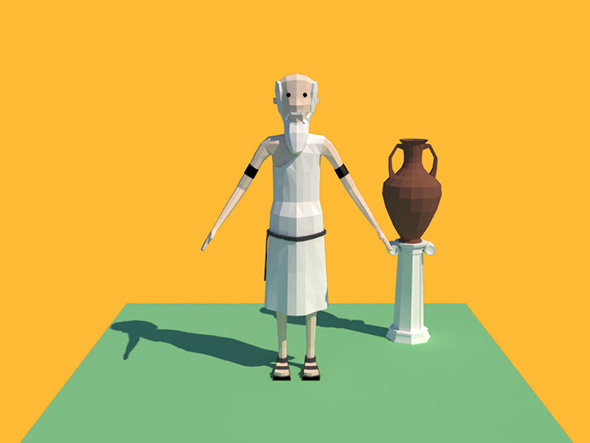 Low Poly Character - 3Docean 22353915