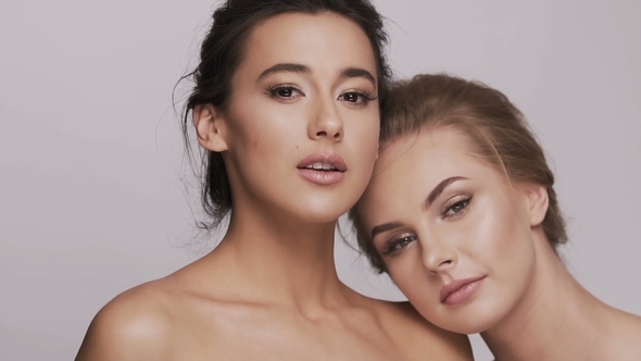 Beauty Video Concept with Two Young Girls