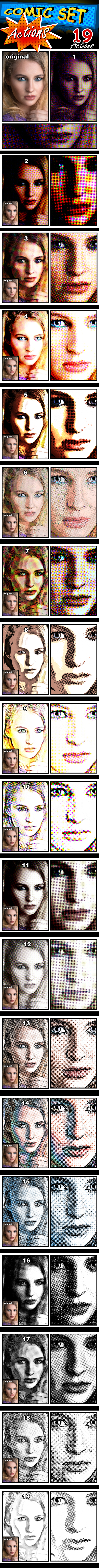 Comic Set Actions