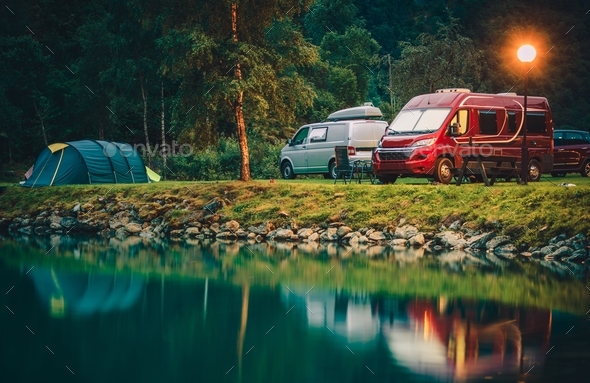 RV Park Camping in Norway
