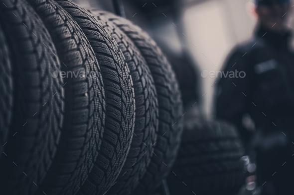 Winter Season Tire Tread Stock Photo by duallogic | PhotoDune