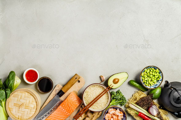asian food concept - Stock Photo - Images