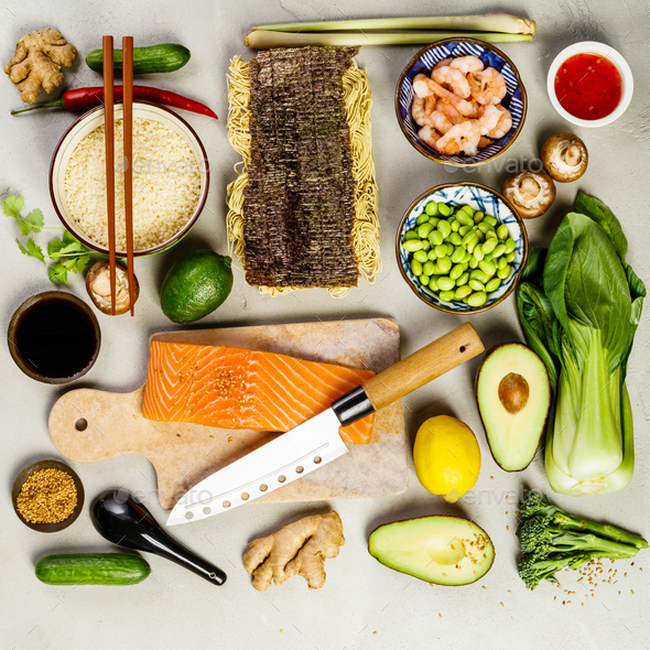 asian food concept - Stock Photo - Images