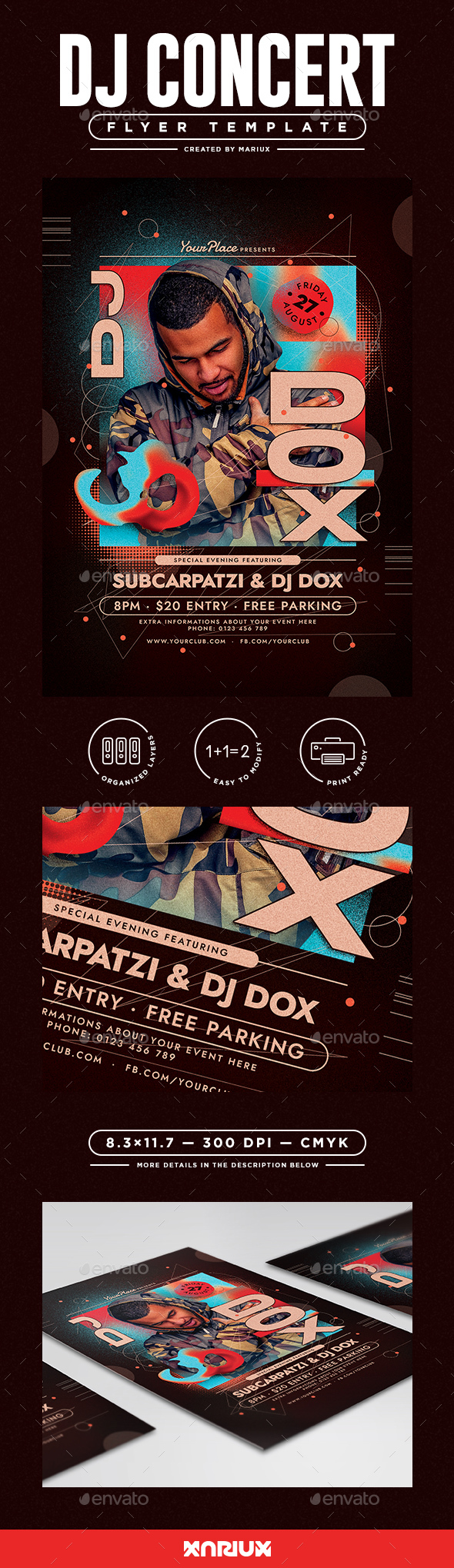 DJ Concert Flyer Template