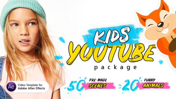 Kids Youtube Package For Ae By Easyedit Videohive