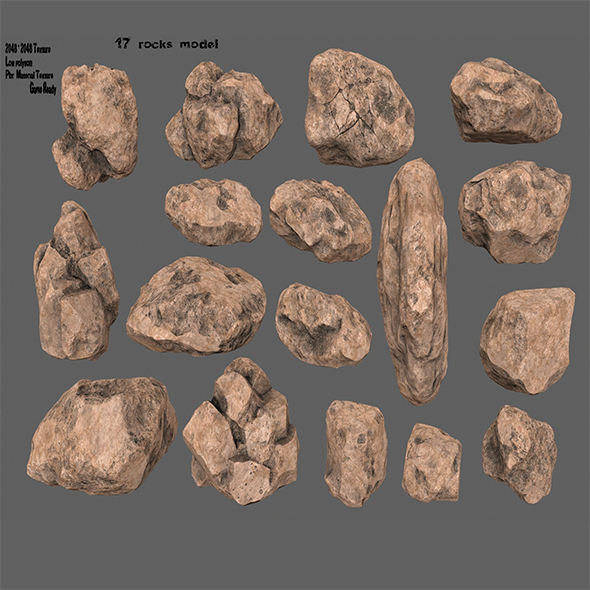 desert rocks - 3Docean 22361278