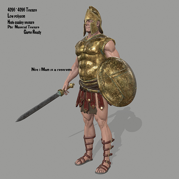 gladiator armor - 3Docean 22361373