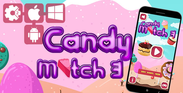 Candy Match 3 - Html5 Game - CodeCanyon Item for Sale