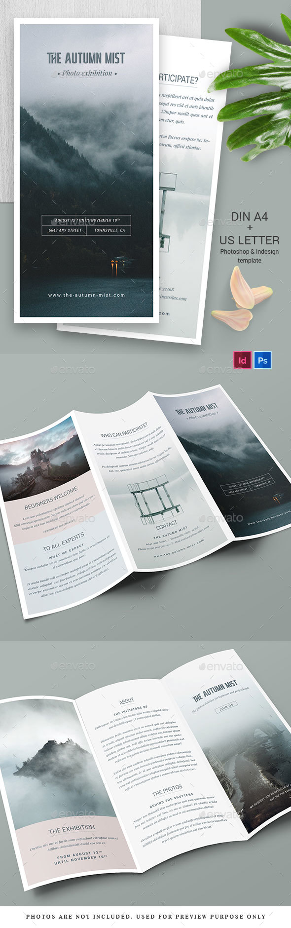 Multipurpose Trifold Brochure - Brochures Print Templates