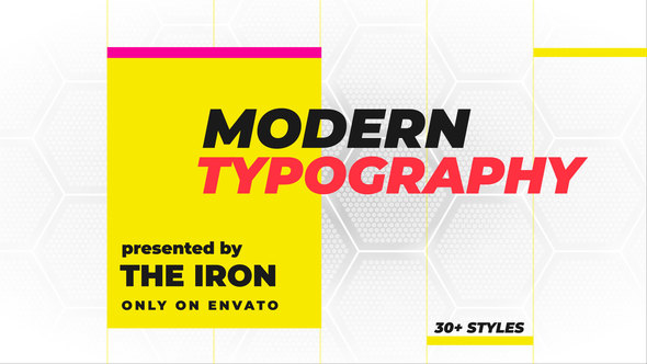 Modern Typography - VideoHive 22370843