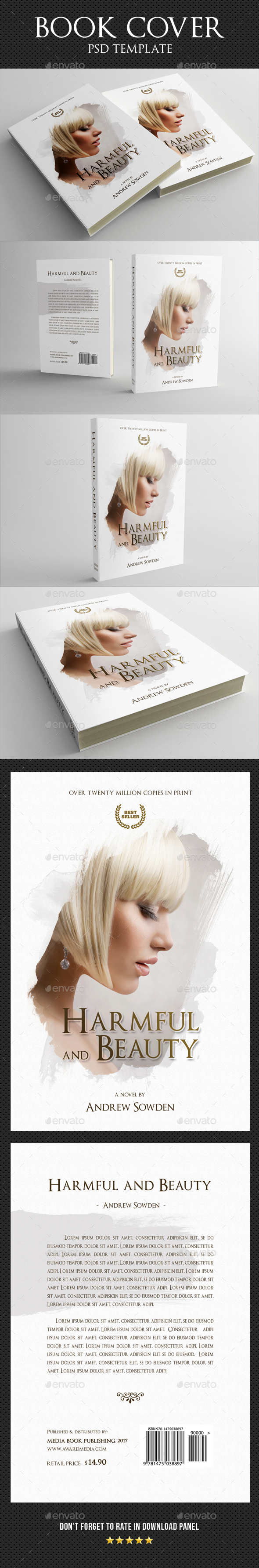 Book Cover Template 51 - Miscellaneous Print Templates