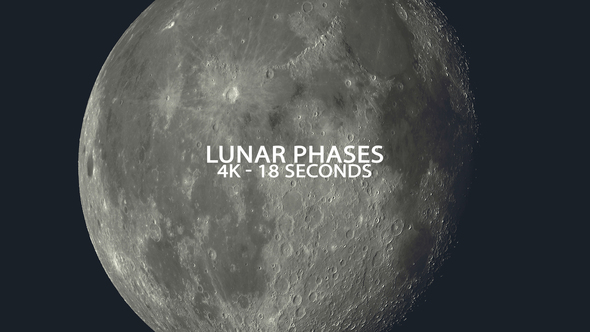 Lunar Phases in 4K