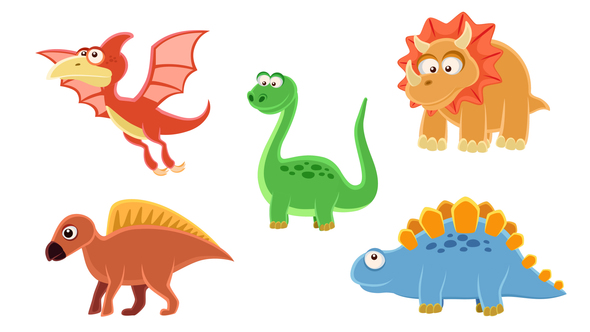 Cartoon Dinosaur Pack 2