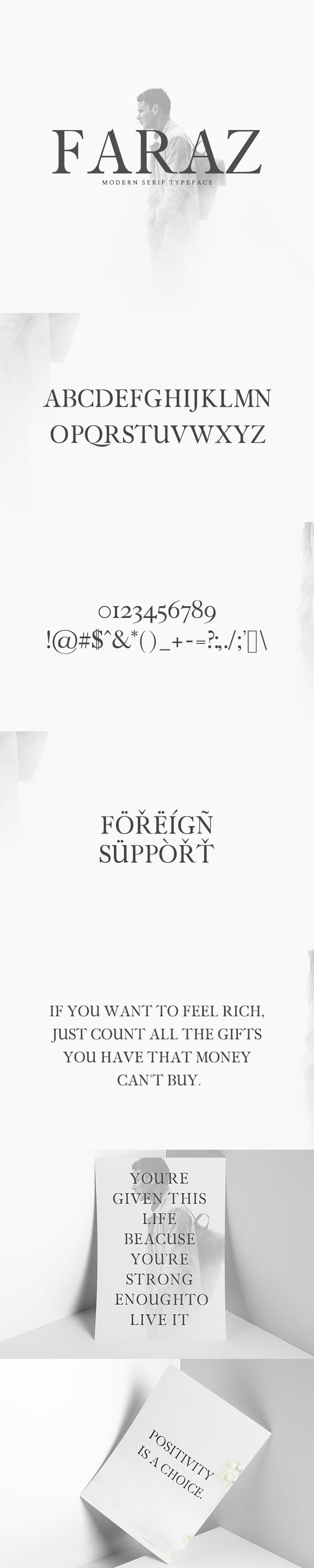 Faraz Modern Serif Typeface - Serif Fonts