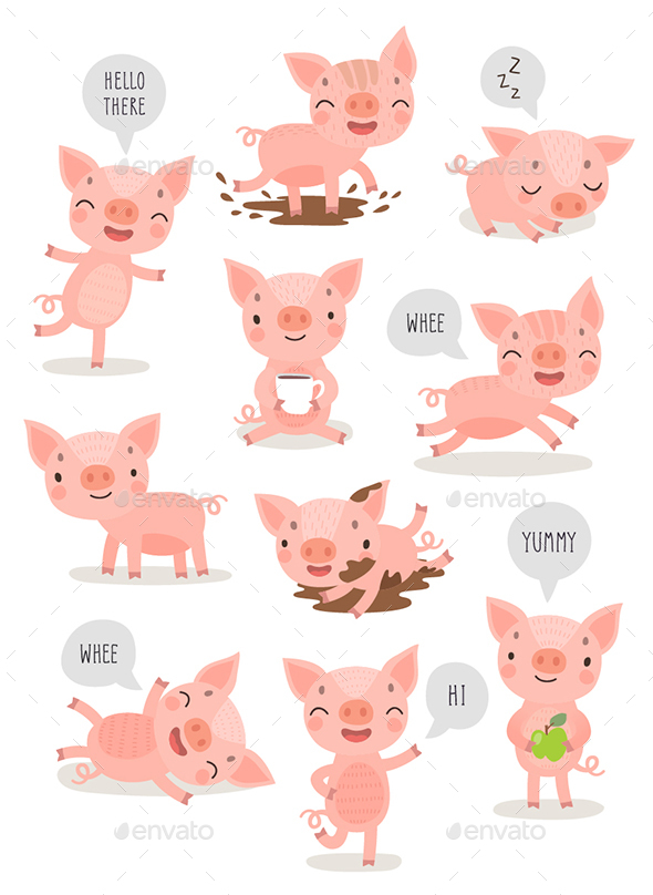 Pigs - Animals Characters