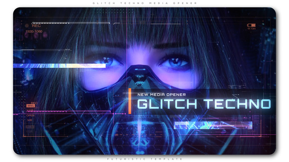 Glitch Techno Media - VideoHive 22371310