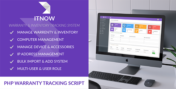 ITNOW-WarrantyInventory Tracking System - CodeCanyon 20626228