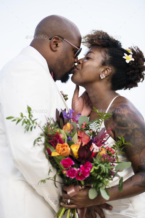 African American couple's wedding day Stock Photo by Rawpixel | PhotoDune